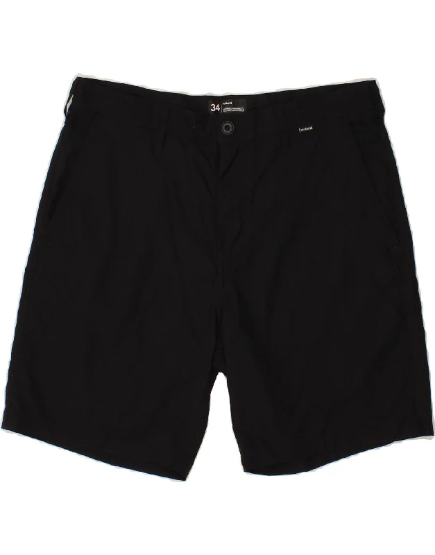 men's casual shirt styles -HURLEY Mens Chino Shorts W34 Large  Black Polyester