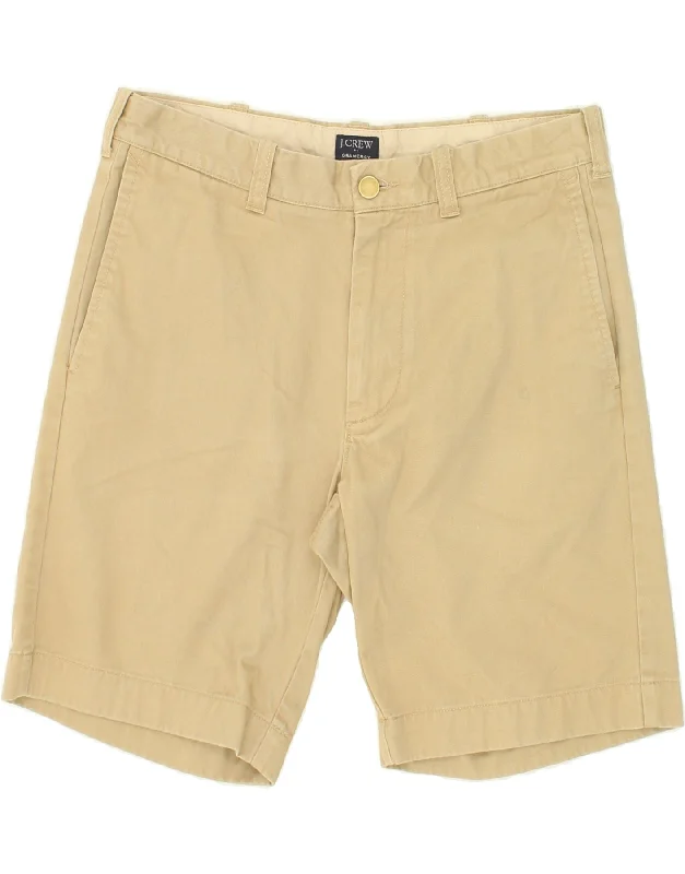 men's custom-tailored shirts -J. CREW Mens Gramercy Chino Shorts W31 Medium  Beige Cotton