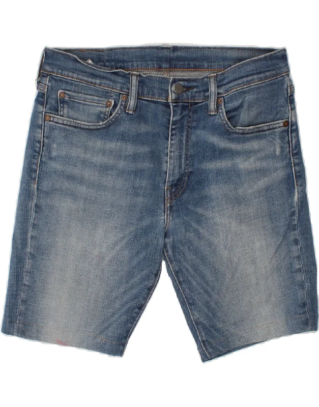 men's custom-tailored shirts -LEVI'S Mens 511 Denim Shorts W32 Medium Blue Cotton