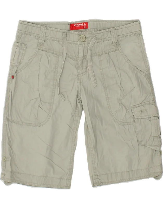 men's dress shirts with cuffs -O'NEILL Mens Cargo Shorts W29 Small  Grey Cotton