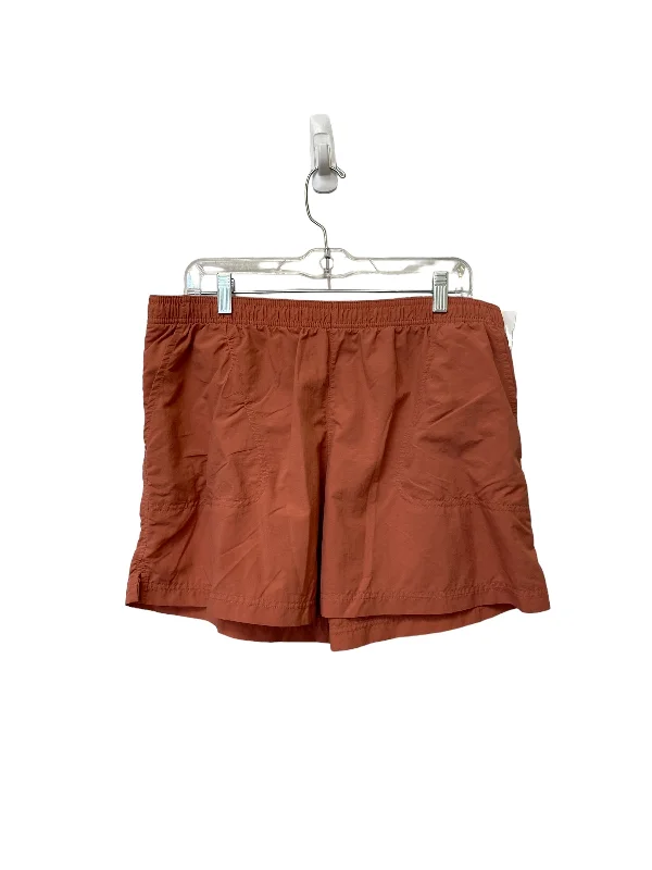 men's stylish slim-fit shirts -Orange Shorts Columbia, Size Xl