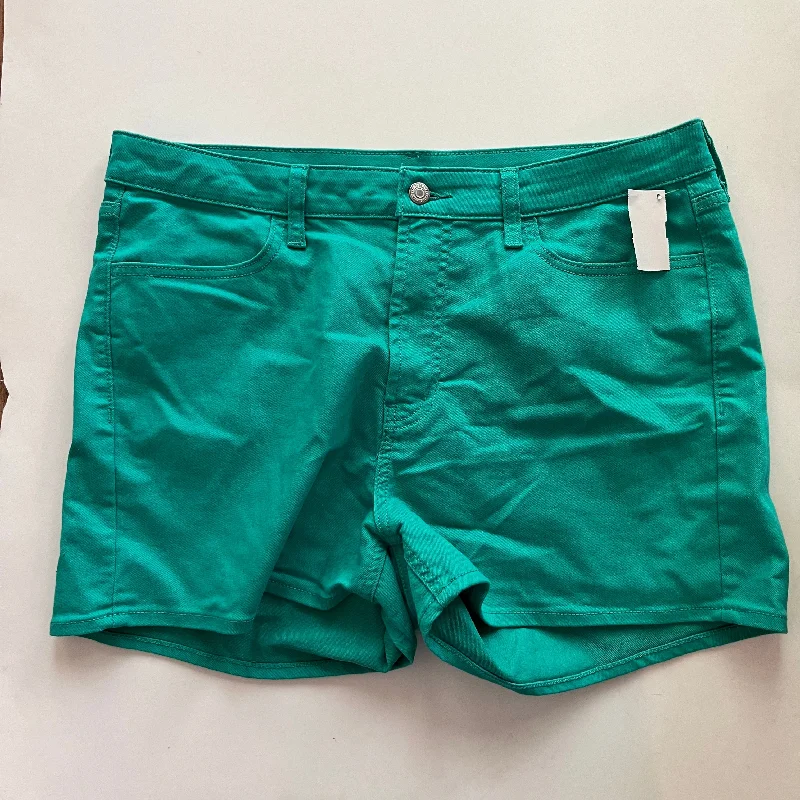 men's fashion-forward shirts -Teal Shorts Old Navy O, Size 14