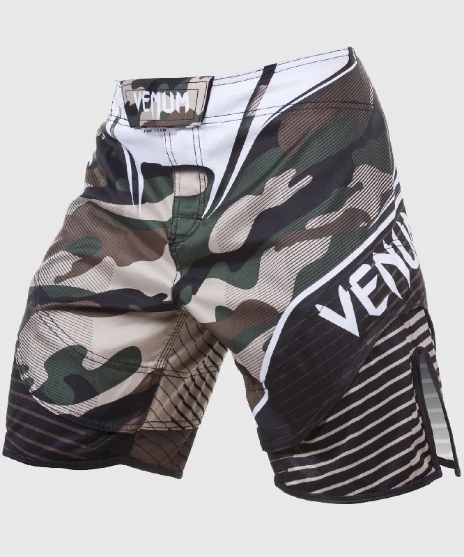 men's summer shirts -Venum Camo Hero Fightshorts - Green/Brown