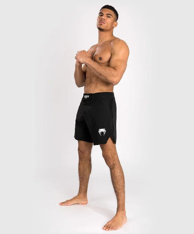 men's lightweight shirts -Venum Contender Men’s Fight Shorts - Black/White