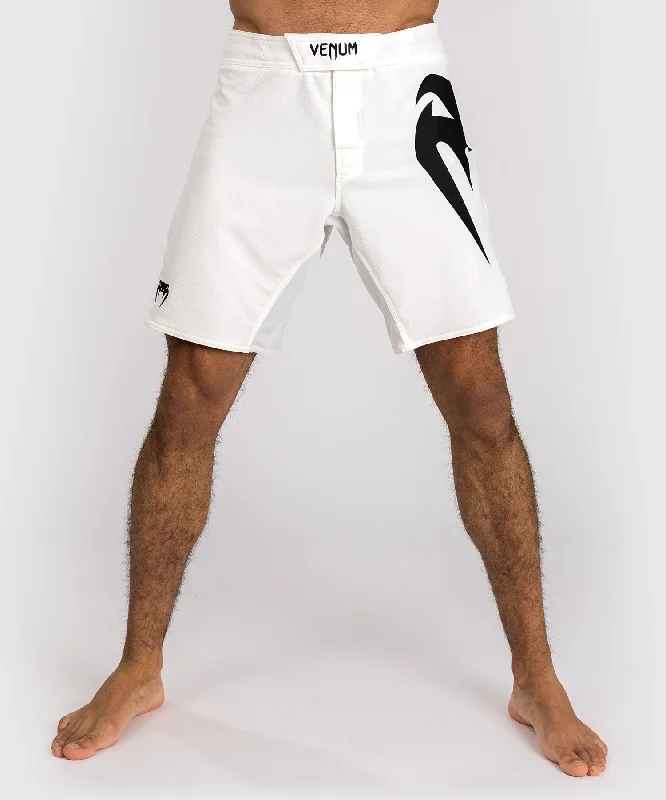 men's versatile shirts -Venum Light 5.0 Fight Shorts - White/Black