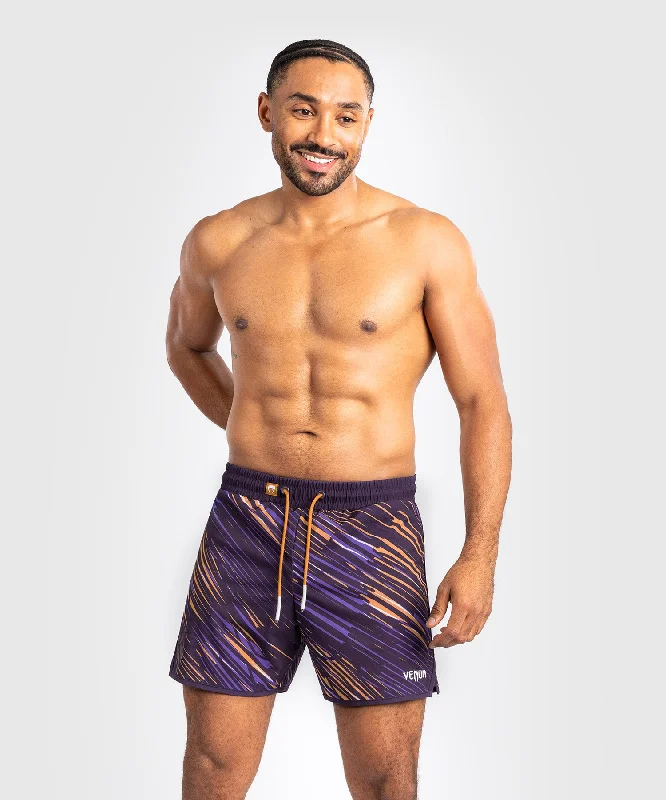 men's solid color shirts -Venum Rapid Men’s Board Shorts - Deep Purple