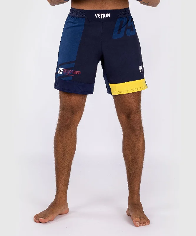 men's modern fit shirts -Venum Sport 05 Fight Shorts - Blue/Yellow