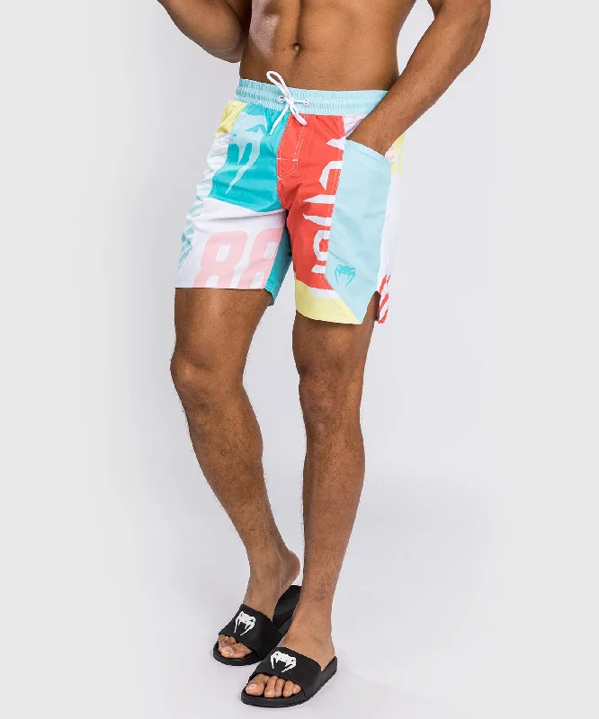 men's casual shirts for summer -Venum Summer 88 Boardshorts - Clearwater Blue/Flame Red