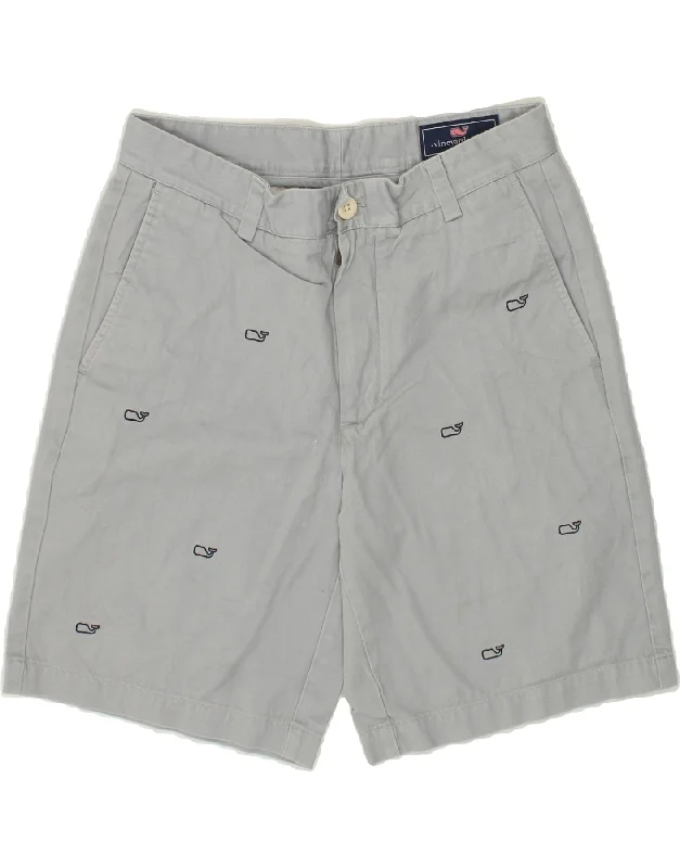 men's comfortable dress shirts -VINEYARD VINES Mens Chino Shorts W30 Medium Grey Cotton