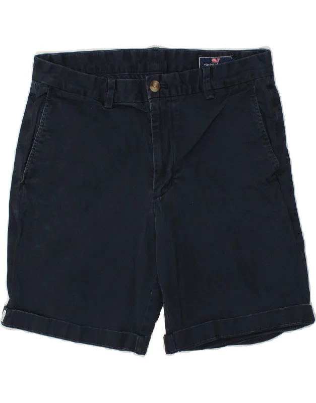 men's lightweight formal shirts -VINEYARD VINES Mens Chino Shorts W31 Medium Navy Blue Cotton