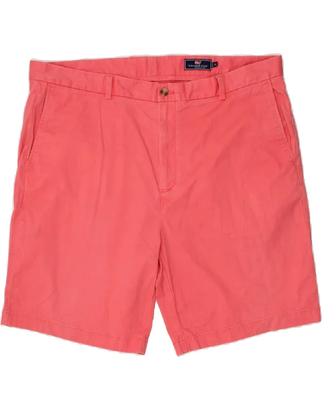 men's dress shirts for daily wear -VINEYARD VINES Mens Chino Shorts W42 2XL Pink Cotton