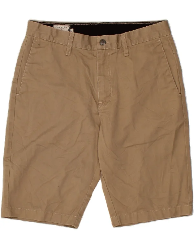 men's casual dress shirts -VOLCOM Mens Chino Shorts W29 Small Beige Cotton