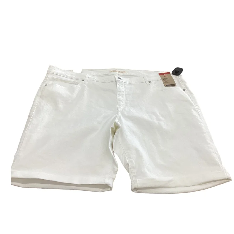 men's denim shirts -White Shorts Levis, Size 24