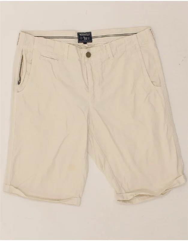 men's custom-fit shirts -WOOLRICH Mens Chino Shorts W33 Medium White