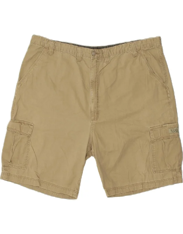 men's high-quality shirts -WRANGLER Mens Cargo Shorts W36 Large Beige Cotton