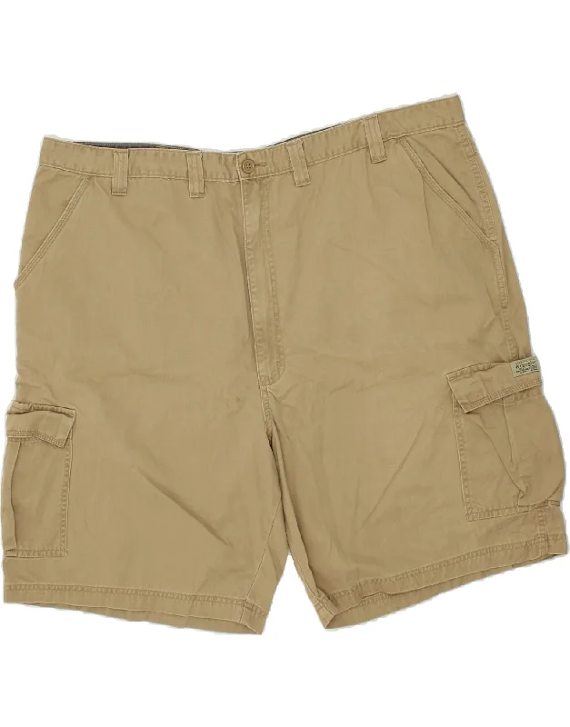 men's stylish office shirts -WRANGLER Mens Cargo Shorts W46 3XL Beige Cotton