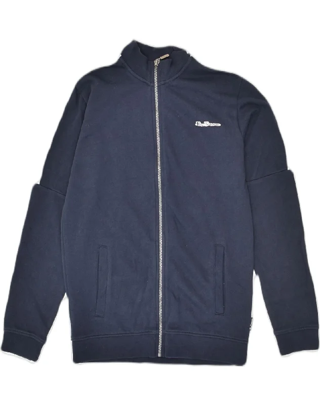 men's vintage jackets -BEN SHERMAN Boys Tracksuit Top Jacket 12-13 Years Navy Blue Cotton