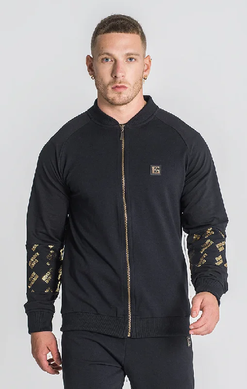 men's quilted jackets -Black Error Jacket