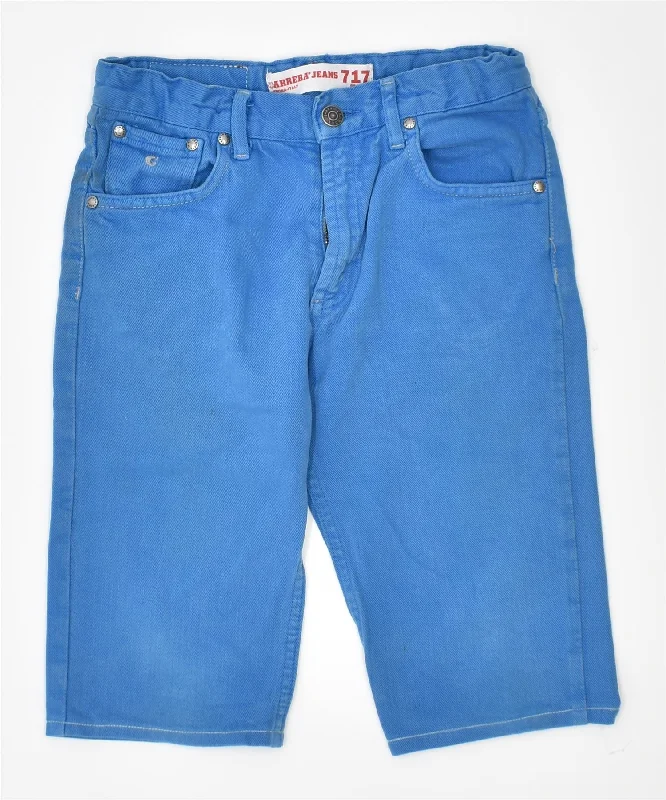 CARRERA Boys 717 Slim Capri Jeans 9-10 Years W25 Blue Cotton