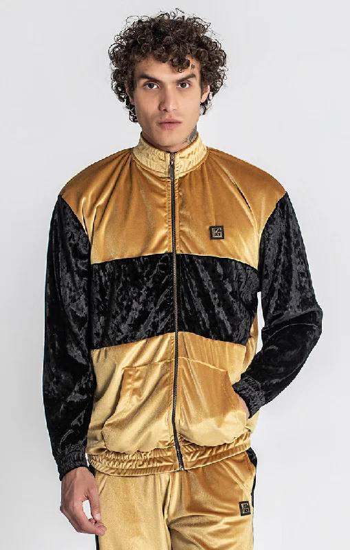 men's stylish outdoor jackets -Gold Illinois Jacket