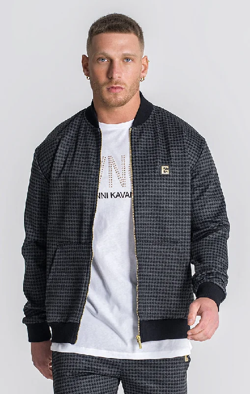 men's thick warm jackets -Grey Dynamic Zip Jacket