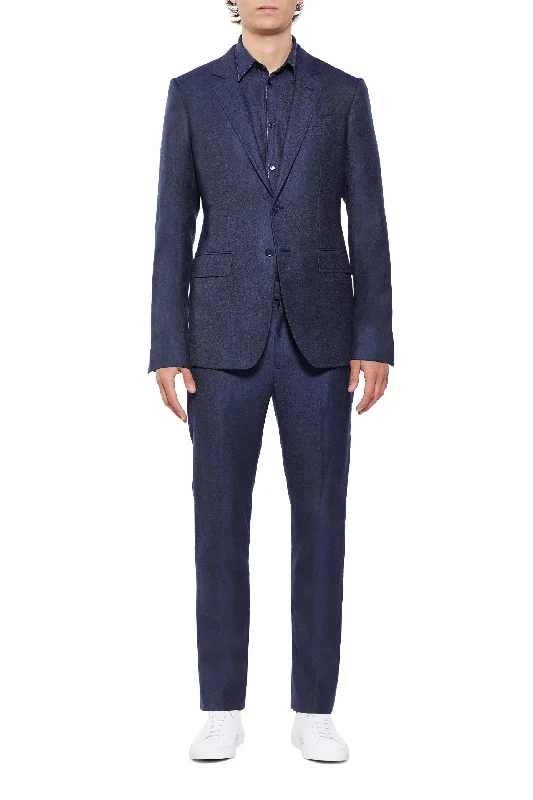 men's tailored jackets -Irving Jacket in Denim Cashmere