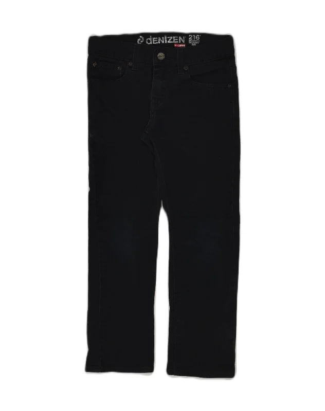 LEVI'S Boys 216 Skinny Jeans 9-10 Years W25 L22  Black Cotton