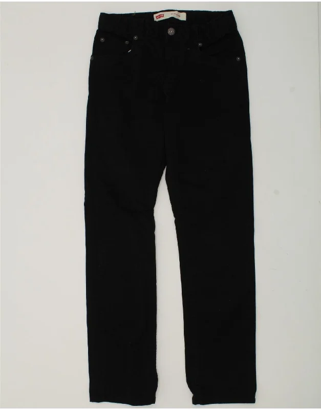 LEVI'S Boys 511 Slim Jeans 11-12 Years W26 L26  Black Cotton