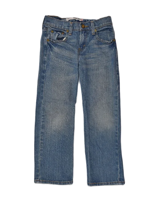 LEVI'S Boys 514 Straight Jeans 7-8 Years W24 L22 Blue Cotton