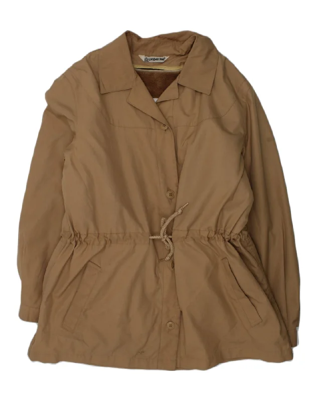 men's professional jackets -LONDON FOG Girls Windbreaker Jacket 15-16 Years Brown Polyester