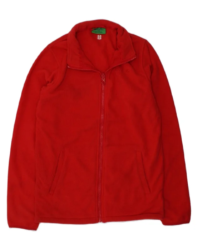 men's stylish jackets for winter -MOUNTAIN WAREHOUSE Girls Fleece Jacket 12-13 Years Red Polyester