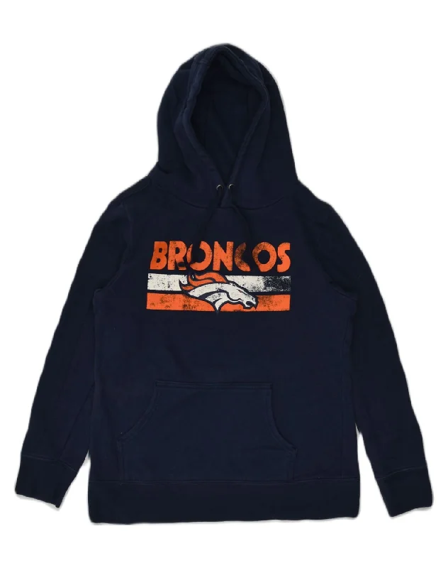 men's pullover sweatshirts -NHL Boys Graphic Hoodie Jumper 14-15 Years Medium Navy Blue Cotton