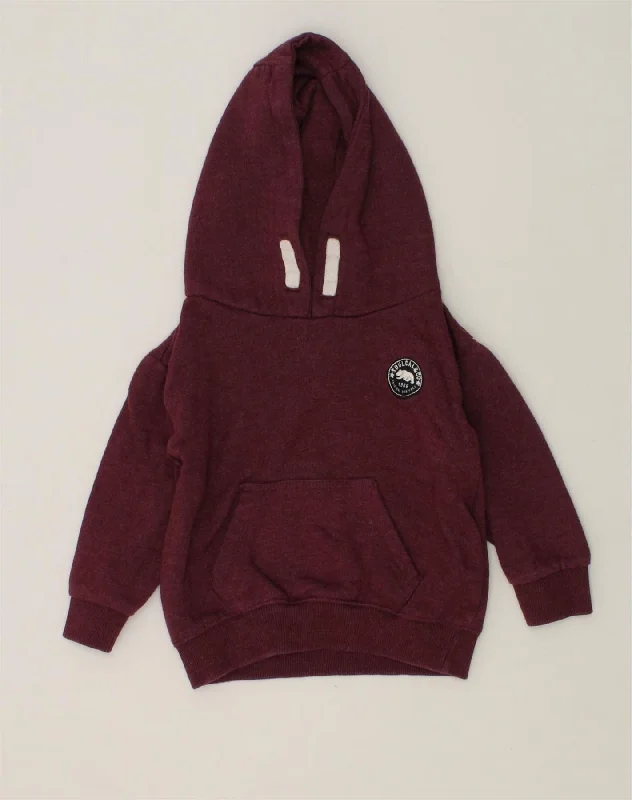 men's graphic print hoodies -SOUL CAL Baby Girls Hoodie Jumper 18-24 Months Maroon Cotton