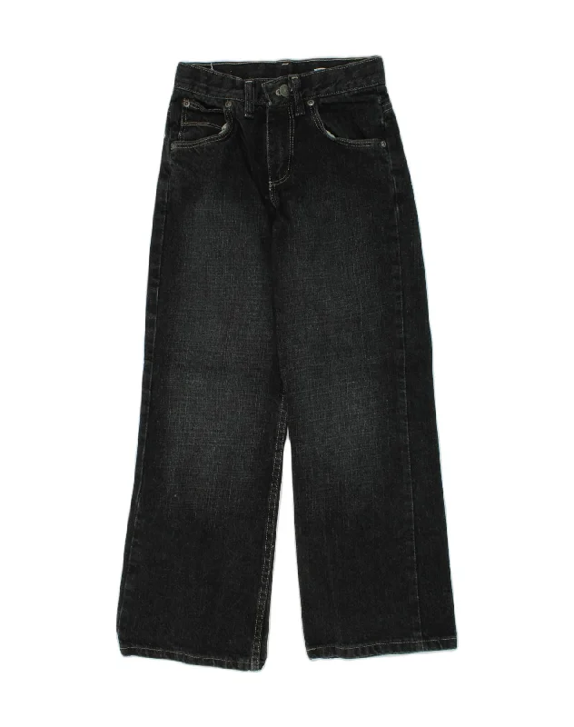 WRANGLER Boys Loose Jeans 9-10 Years W22 L24 Black Cotton