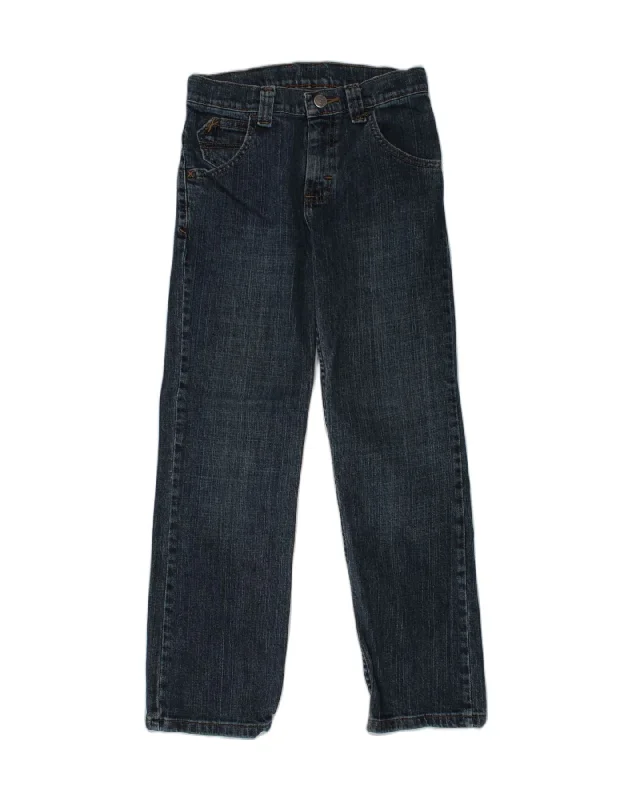 WRANGLER Boys Regular Straight Jeans 9-10 Years W25 L20  Blue Cotton