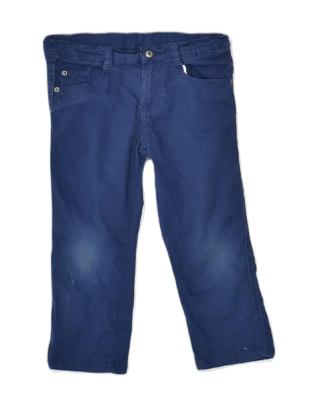 WRANGLER Boys Straight Jeans 4-5 Years W23 L16 Blue Cotton